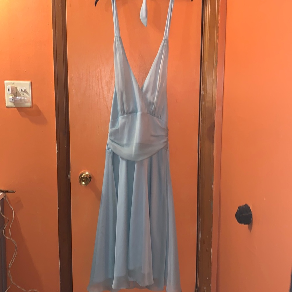 STUDIO Y back out GOWN Size 11/12 light green color